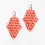 Miniaturbild: Boltenstern Fabnora Ohrringe Rondo Papaya Orange by BLAHASCHMUCK WIEN 1010