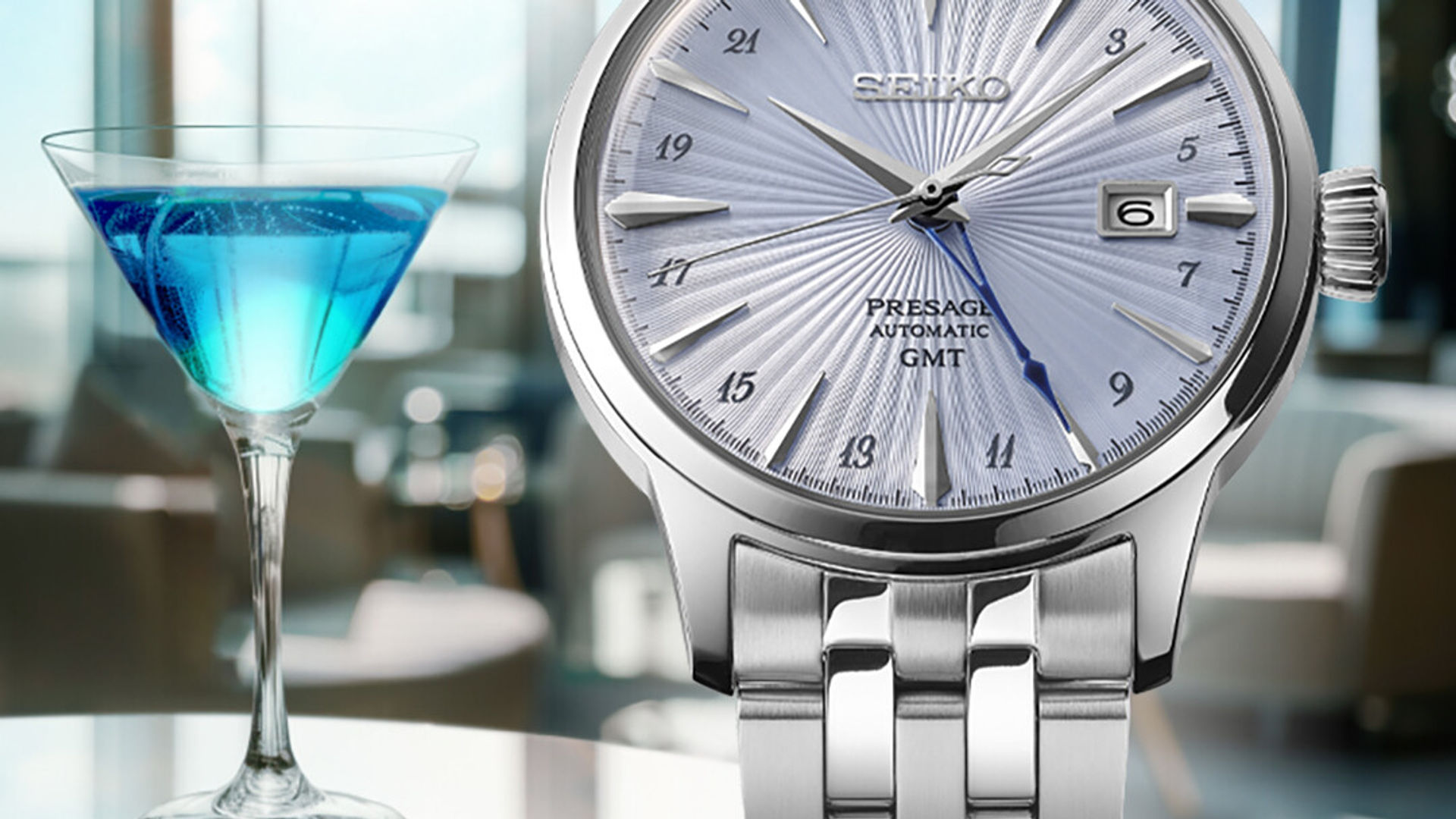 SEIKO Presage Automatic Cocktail GMT SSK037J1