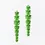 Miniaturbild: Boltenstern Fabnora Ohrringe Blossom Long Lime Green by BLAHASCHMUCK WIEN