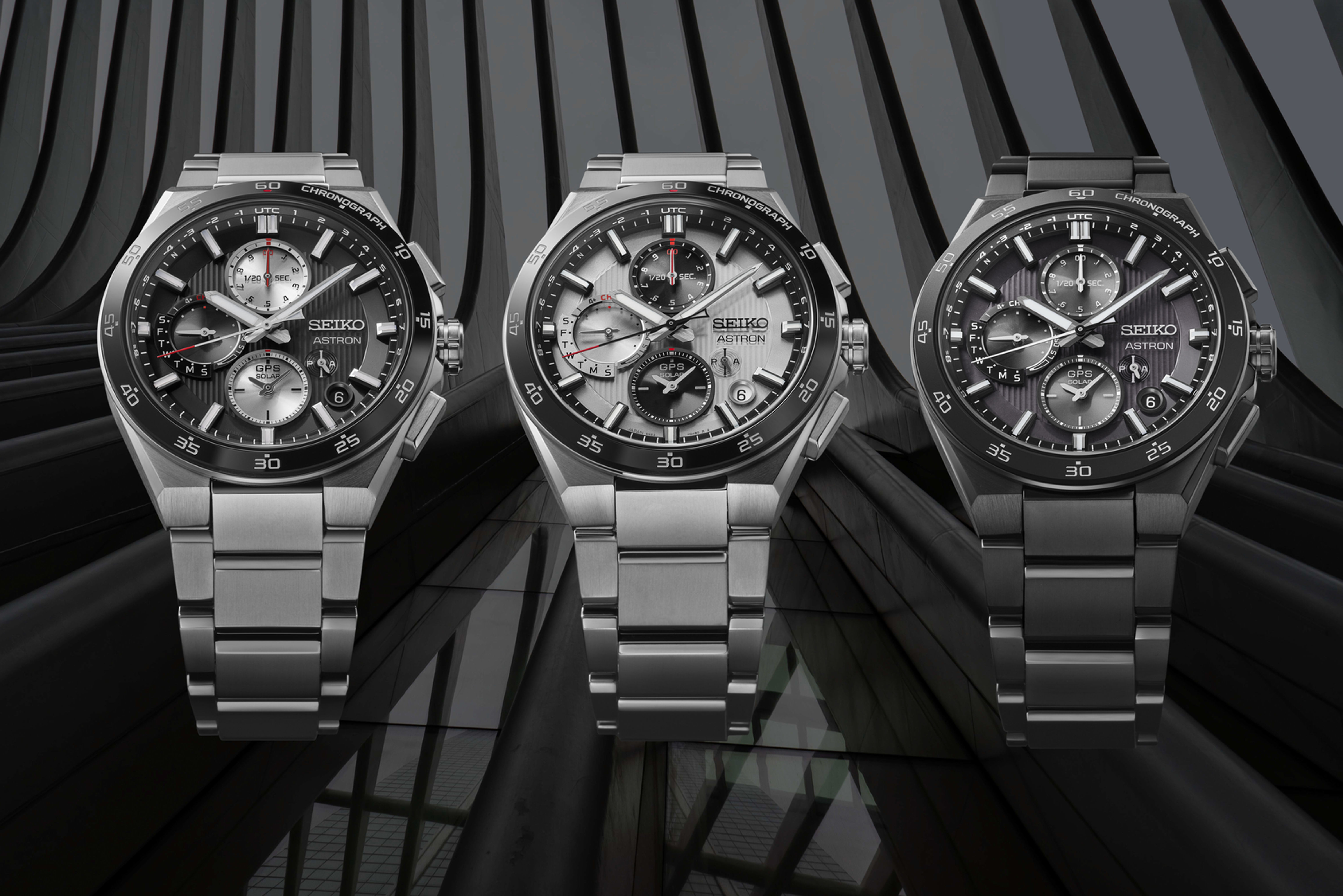 SEIKO Astron GPS Solar Dual Time Chronograph SSH153J1