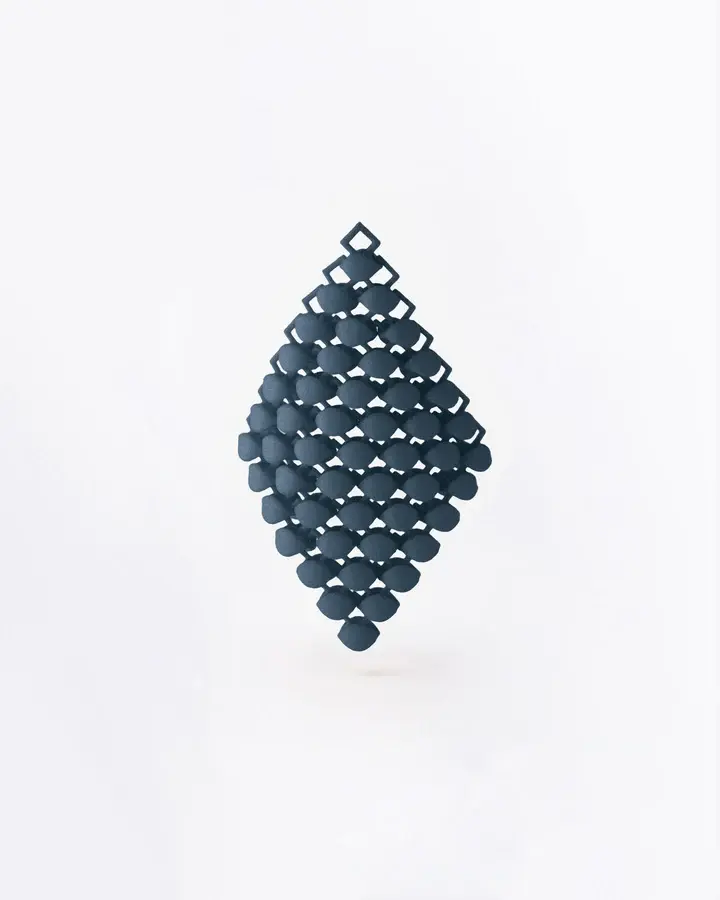 Boltenstern Fabnora Ohrringe Essence Small Midnight Blue by BLAHASCHMUCK WIEN