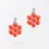 Miniaturbild: Boltenstern Fabnora Ohrringe Blossom Mini Papaya Orange by BLAHASCHMUCK WIEN