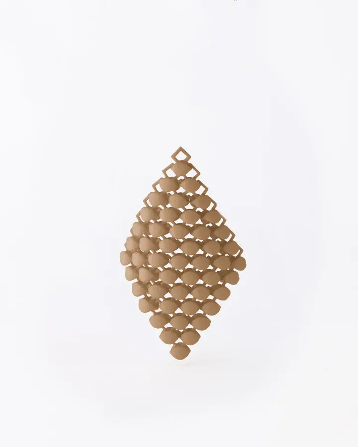 Boltenstern Fabnora Ohrringe Essence Small Classic Beige by BLAHASCHMUCK WIEN