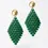 Miniaturbild: Boltenstern Fabnora Ohrringe Essence Small Forest Green by BLAHASCHMUCK WIEN