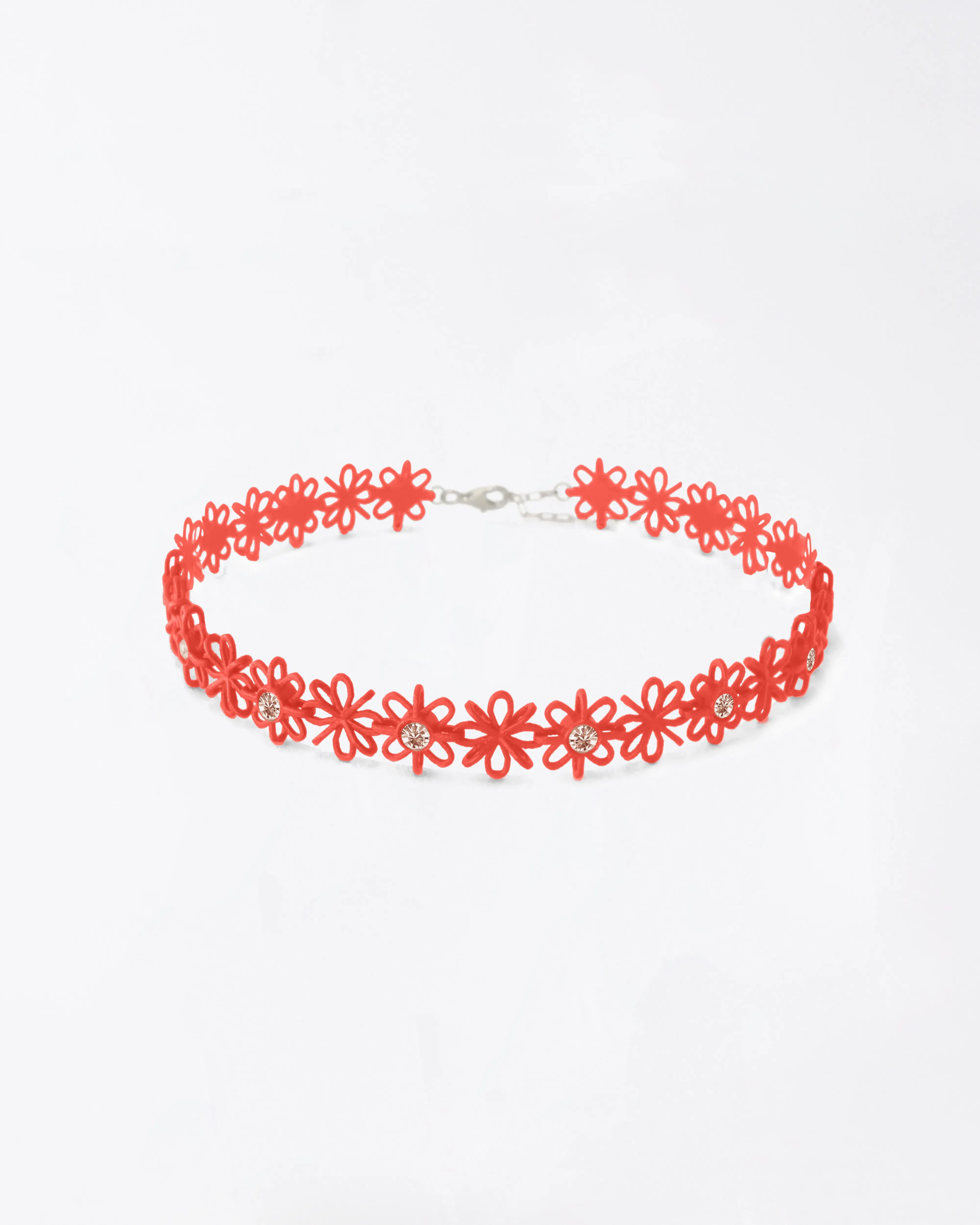 Boltenstern Fabnora Choker Halskette FAB1 Papaya Orange by BLAHASCHMUCK WIEN
