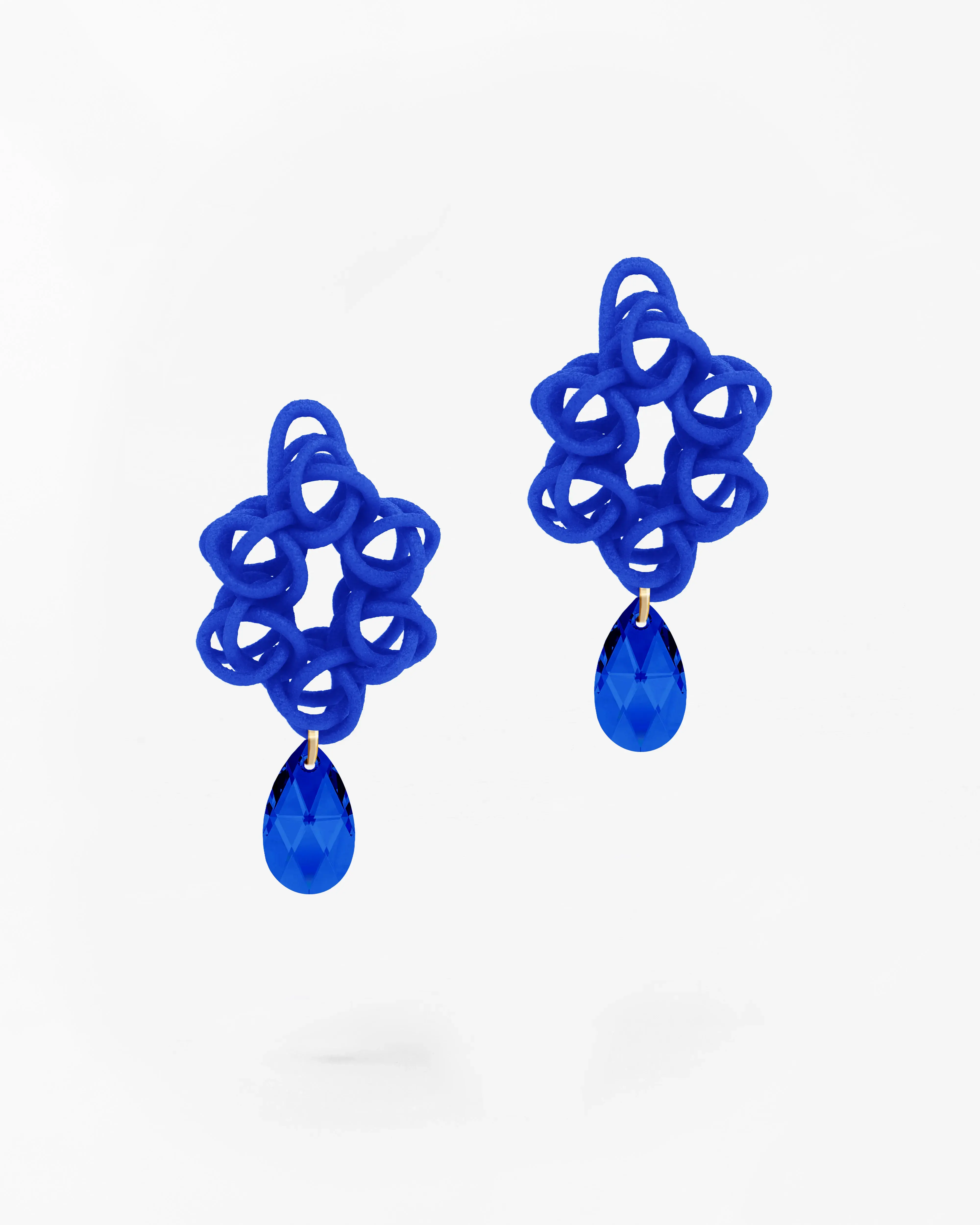 Boltenstern Fabnora Ohrringe Cosmos Royal Blue by BLAHASCHMUCK WIEN