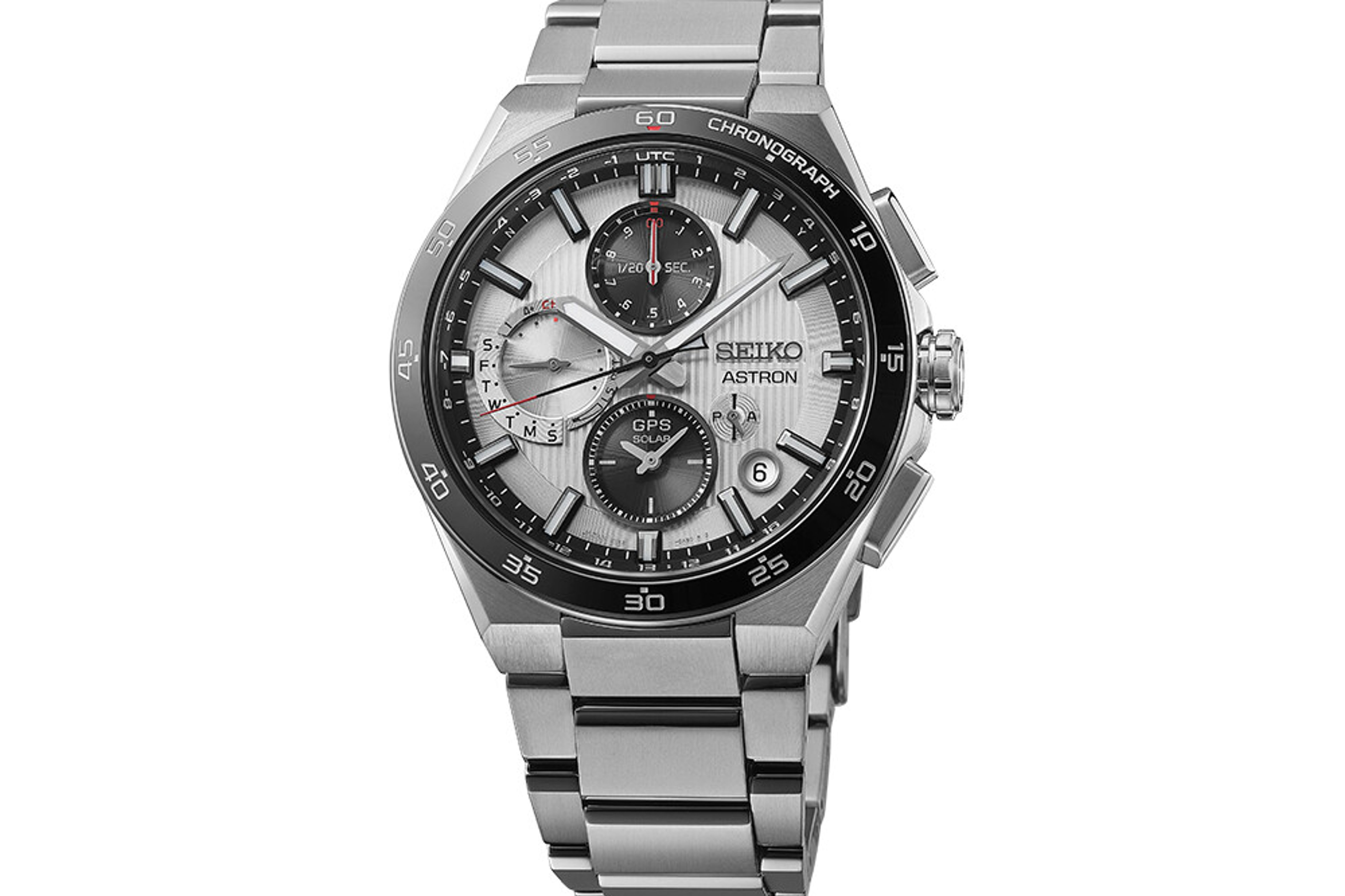 SEIKO Astron GPS Solar Dual Time Chronograph SSH153J1