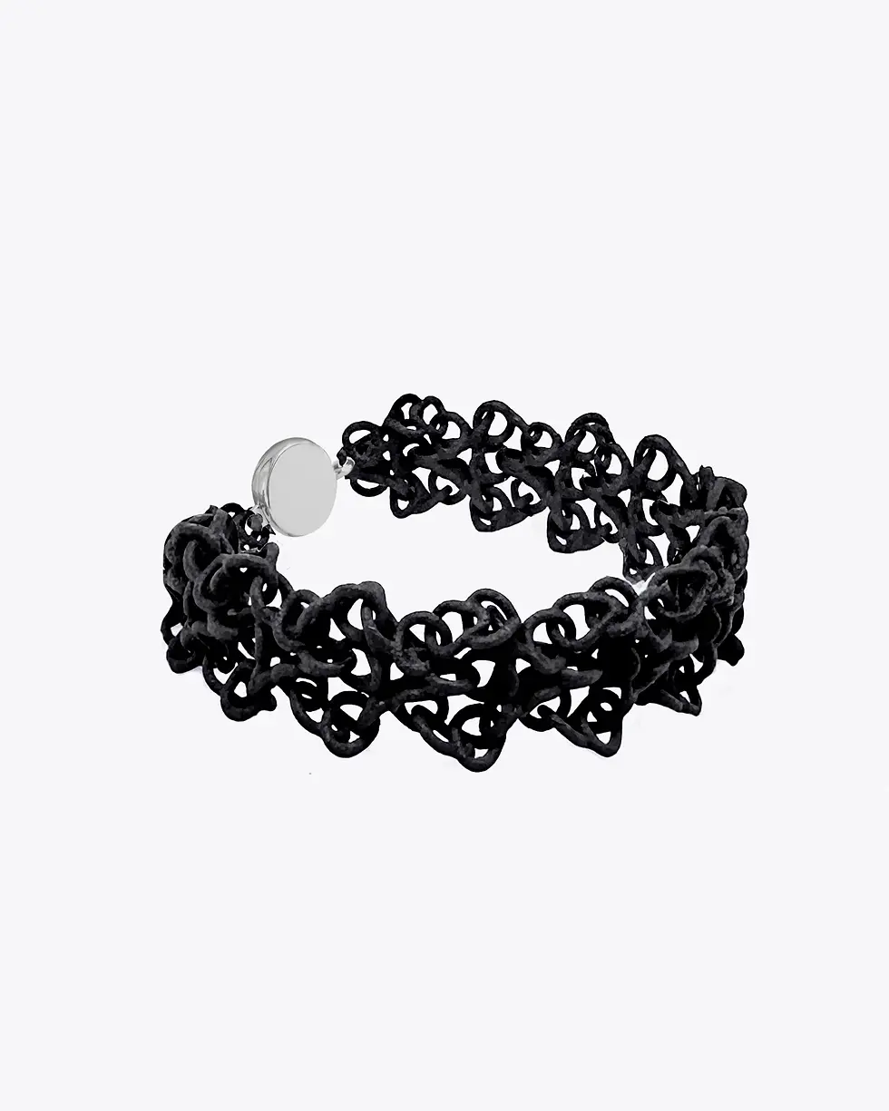 Boltenstern Fabnora Armband Rondo Onyx Black by BLAHASCHMUCK WIEN 1010