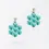 Miniaturbild: Boltenstern Fabnora Ohrringe Blossom Mini Sea Turquoise by BLAHASCHMUCK WIEN