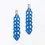 Miniaturbild: Boltenstern Fabnora Ohrringe Bond Small Bright Blue by BLAHASCHMUCK WIEN