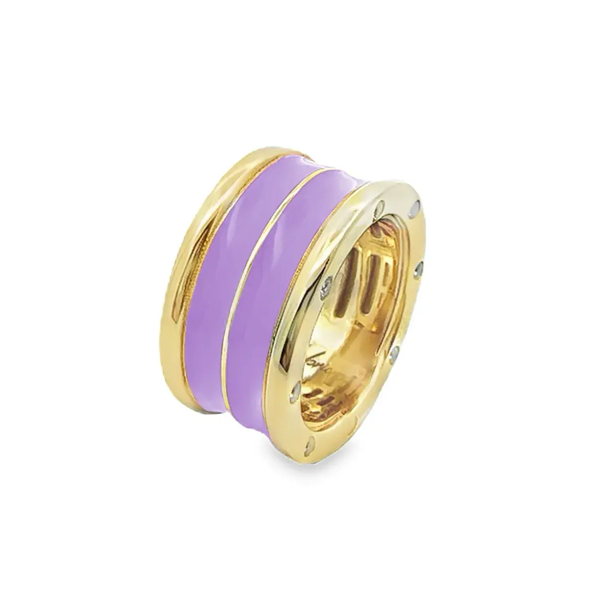 Labrioro Jewelry Double Line Collection Ring Rosso Rot