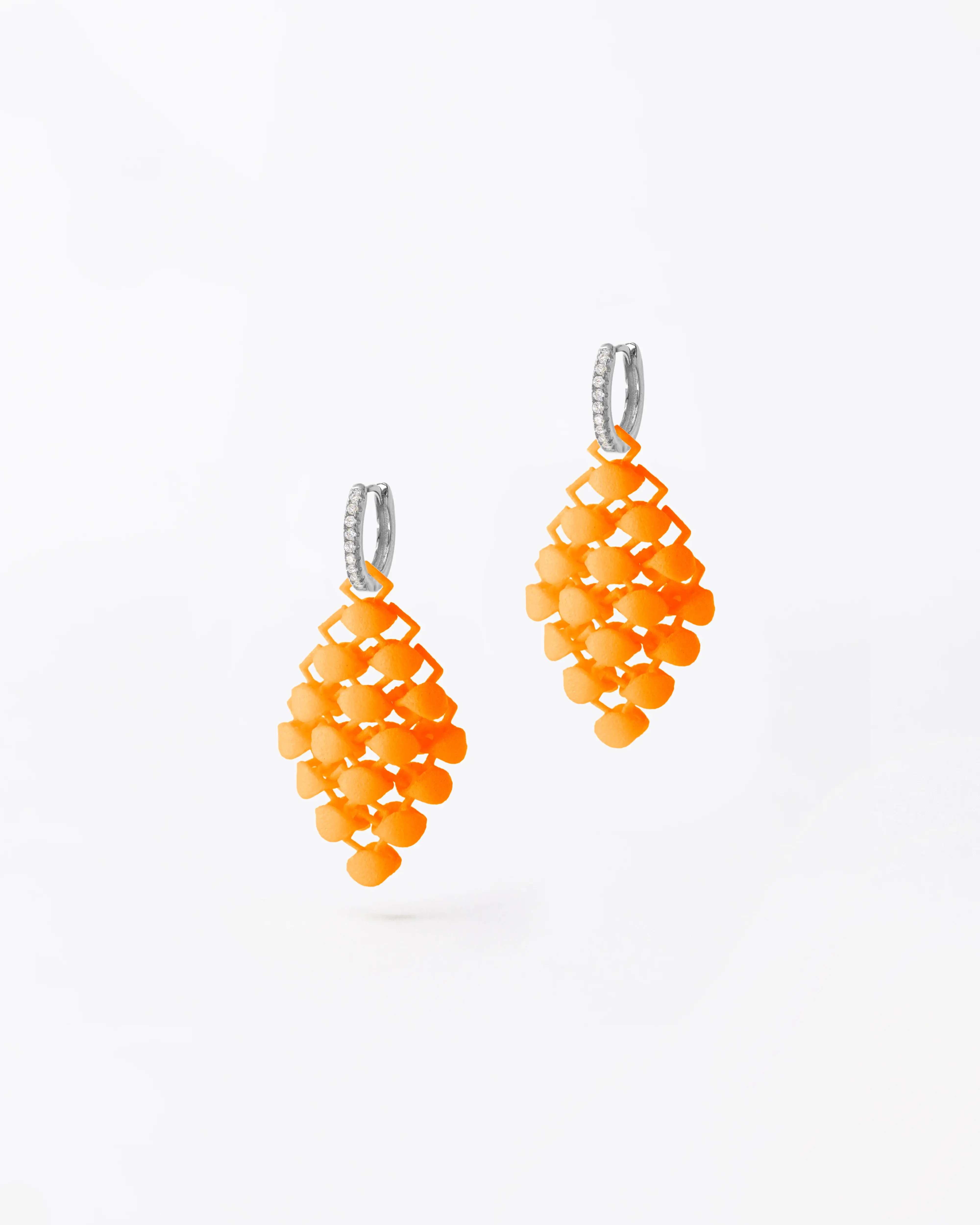 Boltenstern Fabnora Ohrringe Essence Mini Apricot Orange by BLAHASCHMUCK WIEN 1010