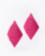 Boltenstern Fabnora Ohrringe Essence Small Hot Pink by BLAHASCHMUCK WIEN