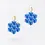 Miniaturbild: Boltenstern Fabnora Ohrringe Blossom Mini Bright Blue by BLAHASCHMUCK WIEN