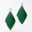 Miniaturbild: Boltenstern Fabnora Ohrringe Essence Small Forest Green by BLAHASCHMUCK WIEN