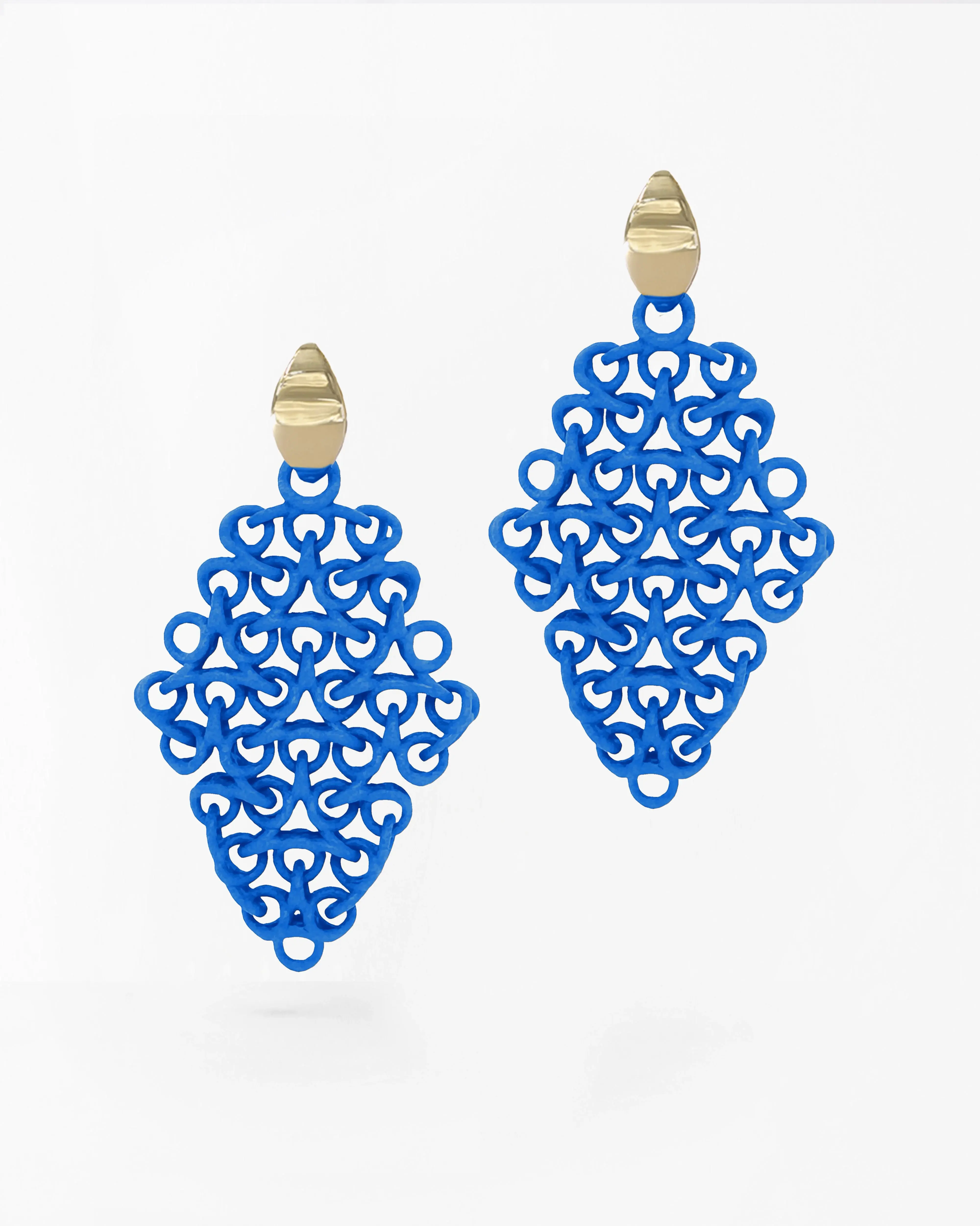 Boltenstern Fabnora Ohrringe Rondo Bright Blue by BLAHASCHMUCK WIEN