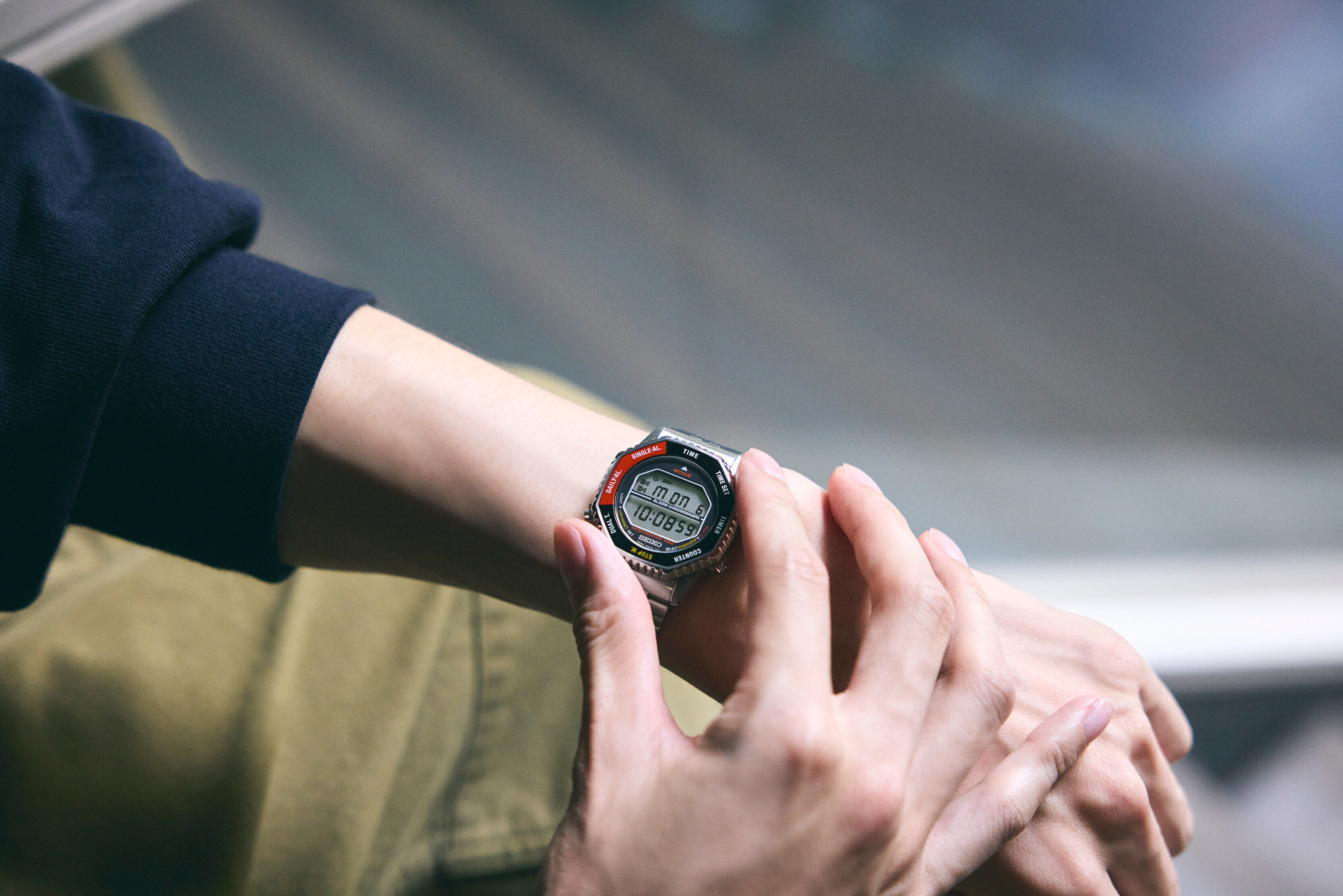 SEIKO Conceptual Series Digital Alarm Chronograph SMGG19P1