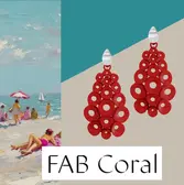 BOLTENSTERN FABNORA CORAL OHRRINGE BY BLAHASCHMUCK