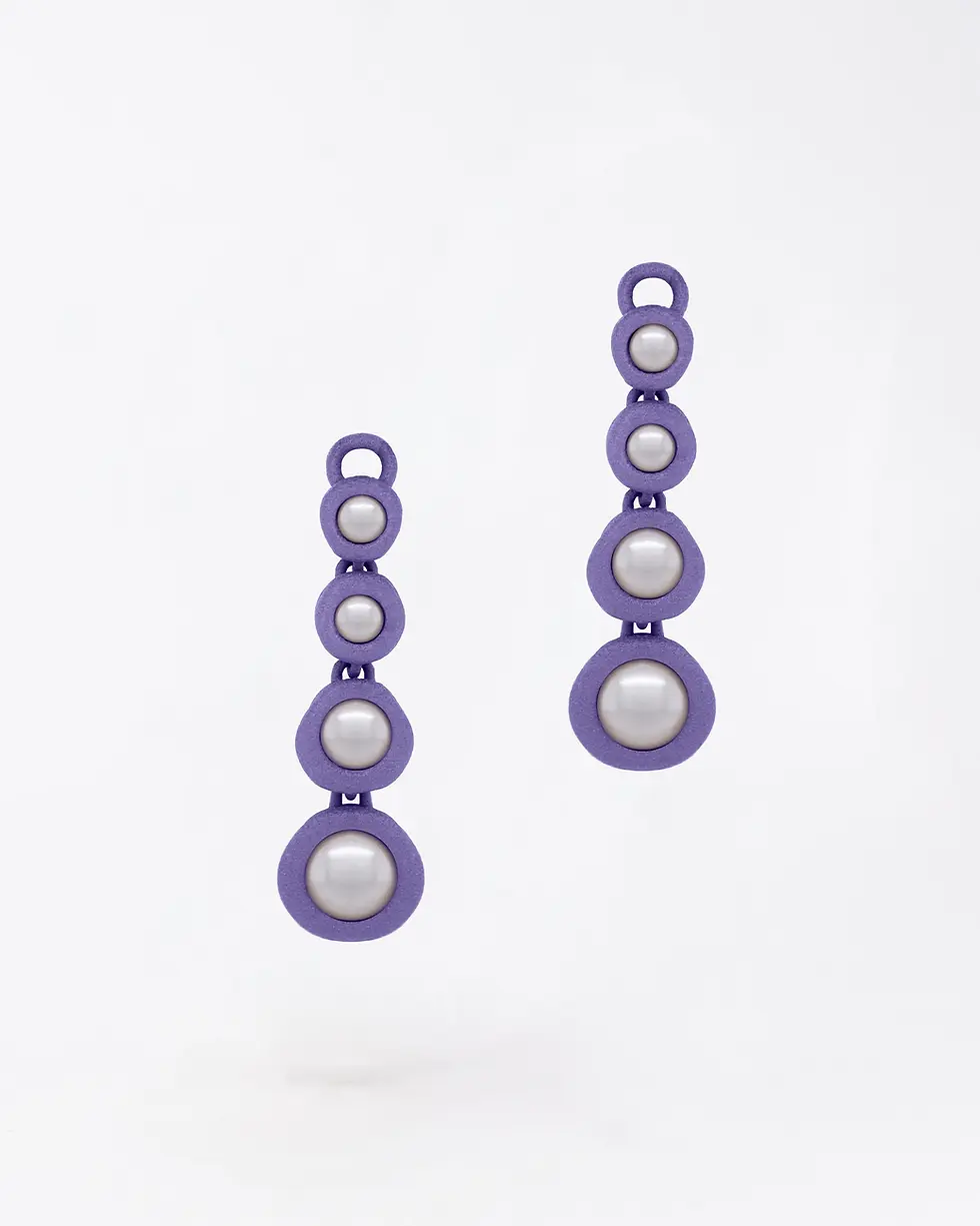 Boltenstern Fabnora Ohrringe Pearl Long Veri Peri by BLAHASCHMUCK WIEN