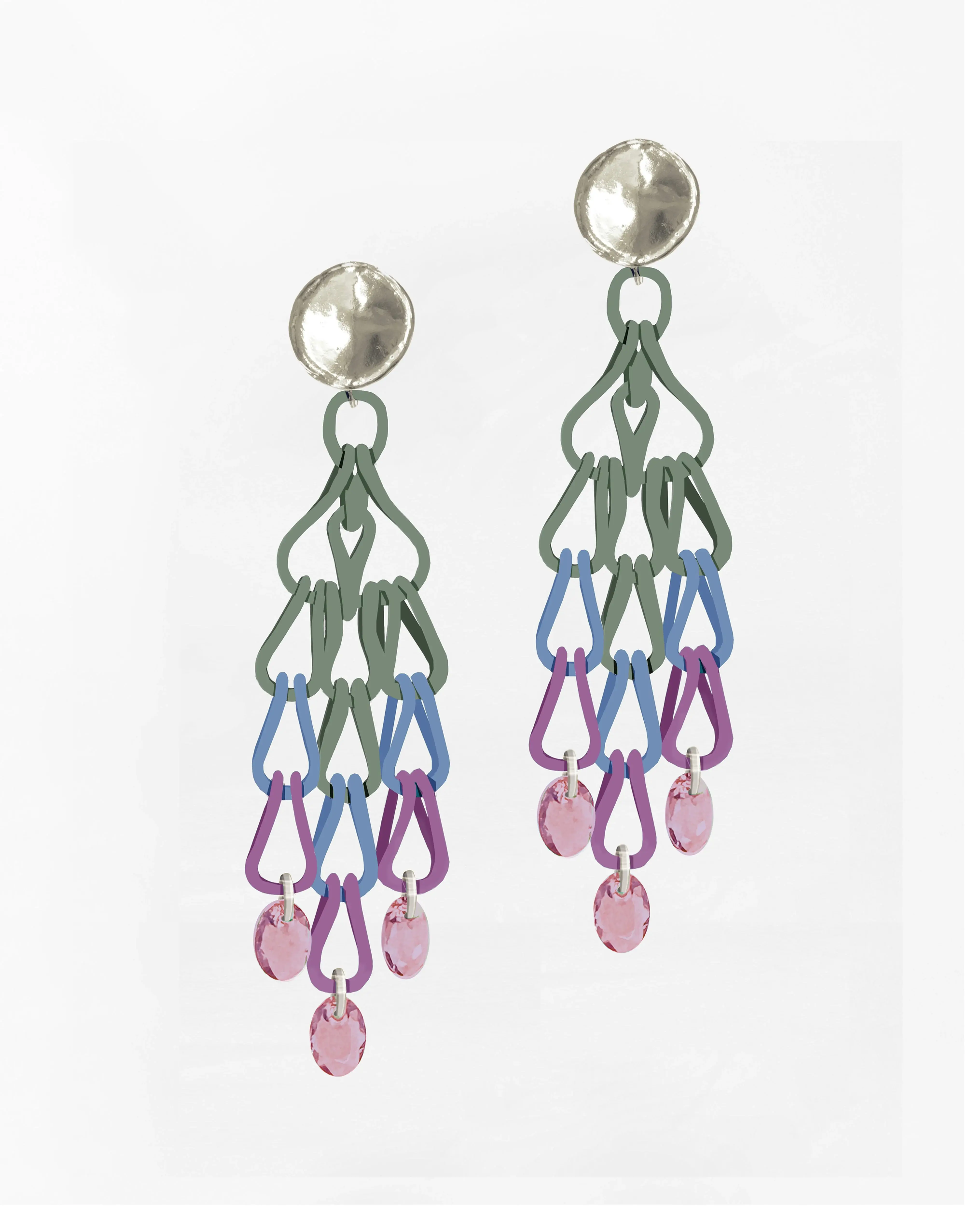 Boltenstern Fabnora Ohrringe Paradise Provence by BLAHASCHMUCK WIEN