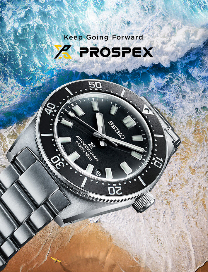 SEIKO Prospex SPB453J1 Automatic Diver’s 300 m mit schwarzem Zifferblatt, Edelstahlband und schwarzer Lünette