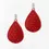 Miniaturbild: Boltenstern Fabnora Ohrringe Scala Deep Red by BLAHASCHMUCK WIEN