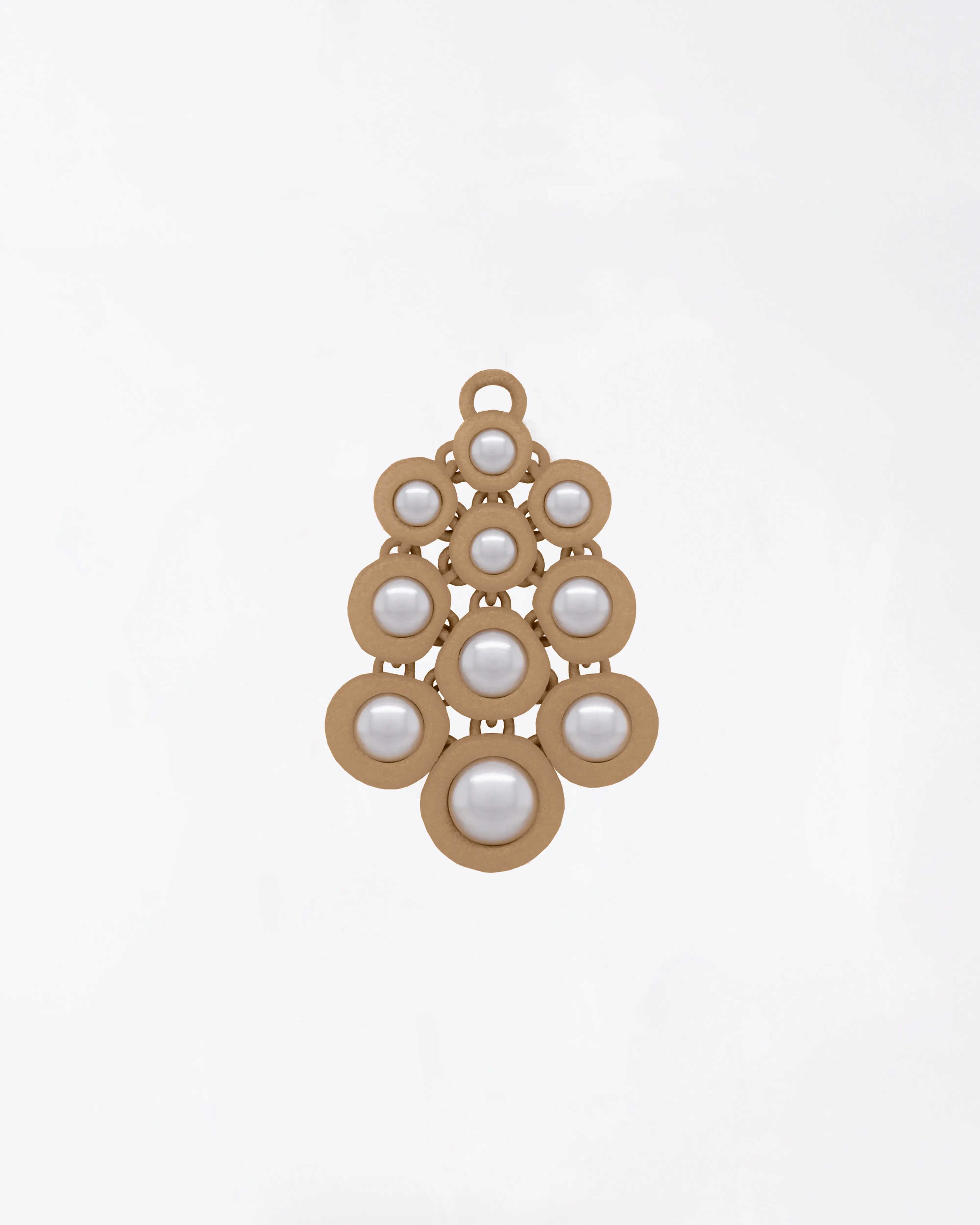 Boltenstern Fabnora Ohrringe Pearl Small Classic Beige by BLAHASCHMUCK