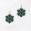 Miniaturbild: Boltenstern Fabnora Ohrringe Blossom Mini Pine Green by BLAHASCHMUCK WIEN 1010
