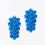 Miniaturbild: Boltenstern Fabnora Ohrringe Blossom Small Bright Blue by BLAHASCHMUCK WIEN
