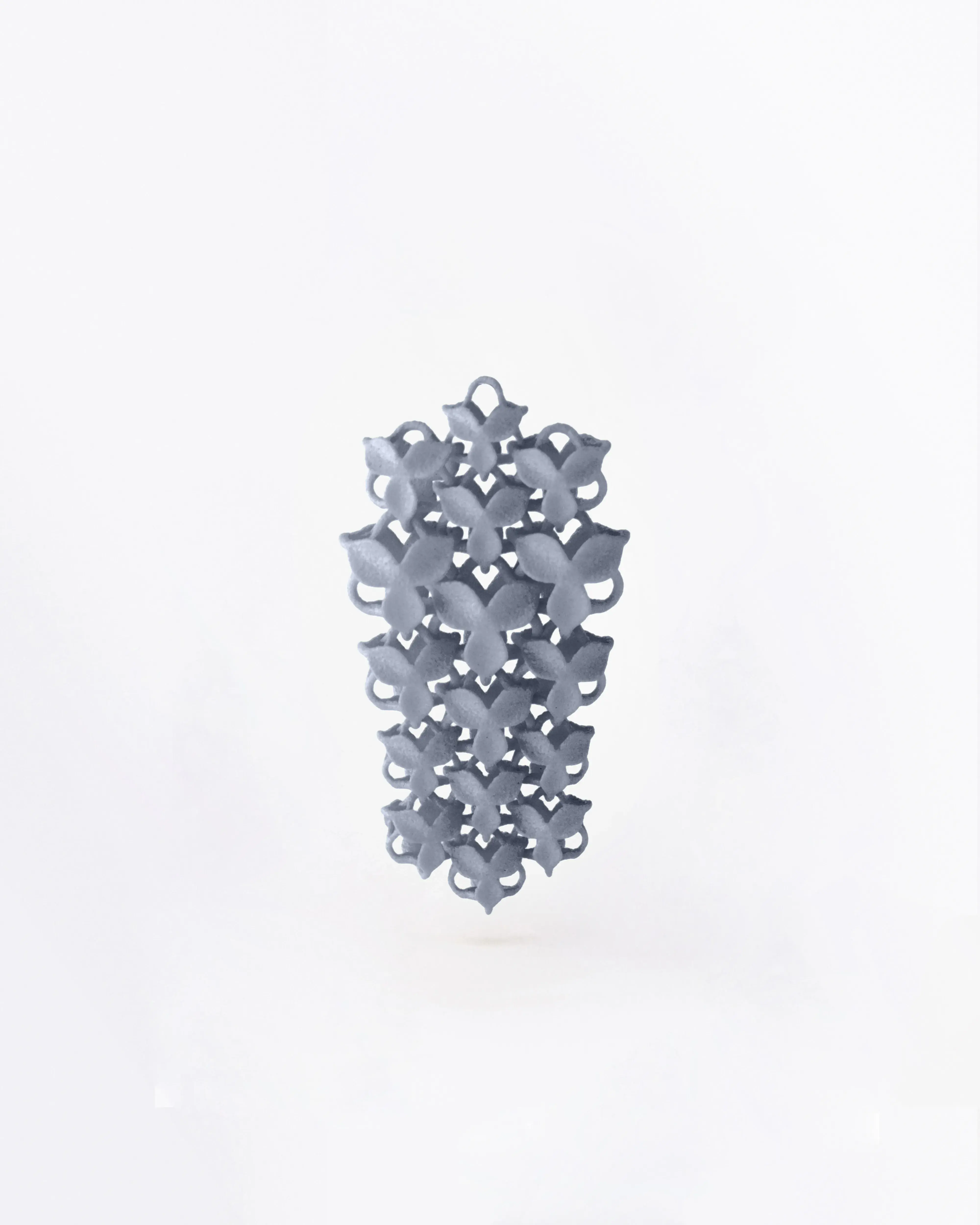 Boltenstern Fabnora Ohrringe Blossom Small Cool Grey by BLAHASCHMUCK WIEN