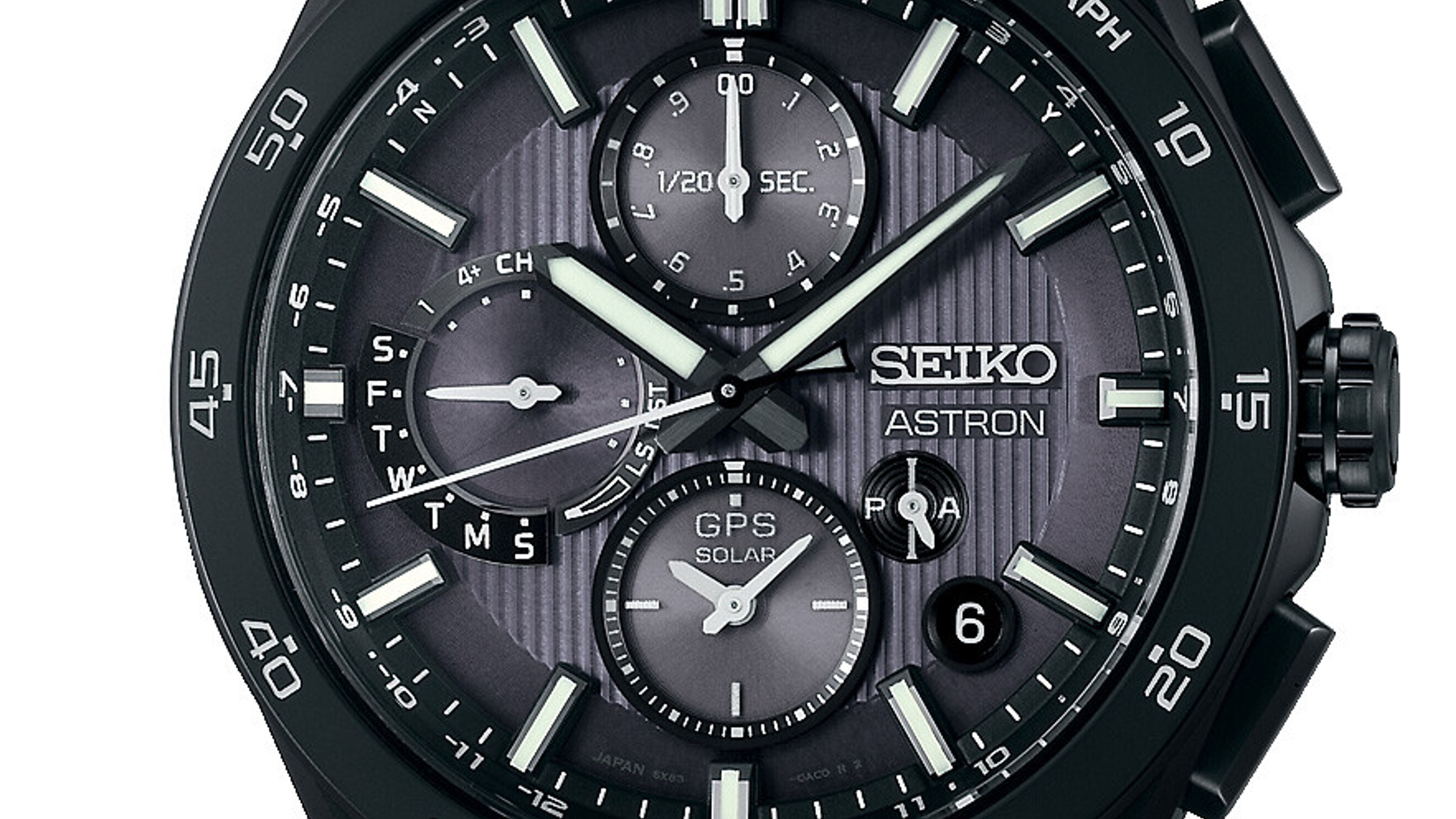 SEIKO Astron GPS Solar Dual Time Chronograph SSH155J1