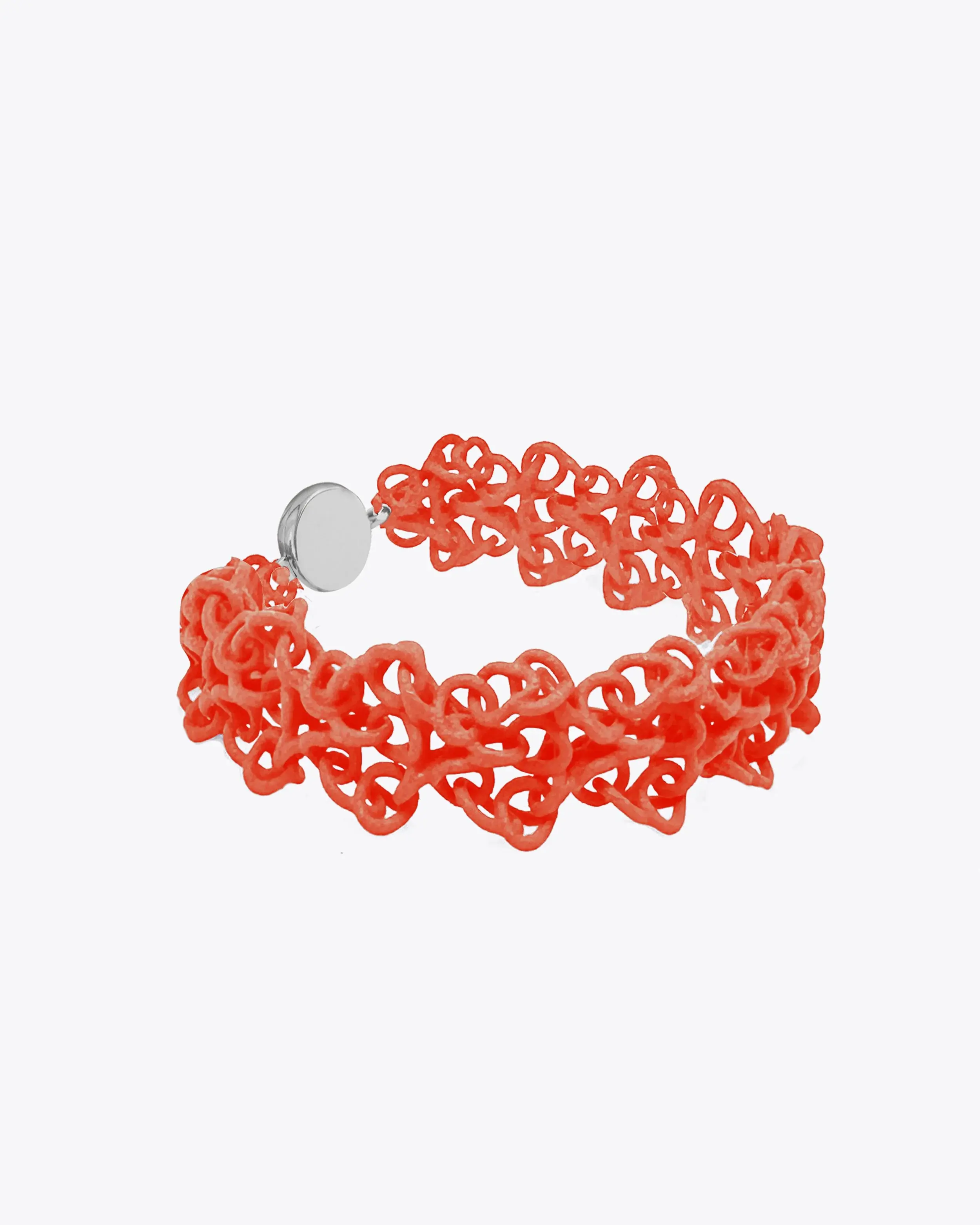 Boltenstern Fabnora Armband Rondo Papaya Orange by BLAHASCHMUCK WIEN 1010