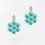 Miniaturbild: Boltenstern Fabnora Ohrringe Blossom Mini Sea Turquoise by BLAHASCHMUCK WIEN