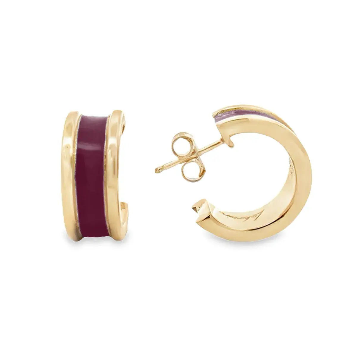 Labrioro Jewelry Double Line Collection Creole Rosso Rot