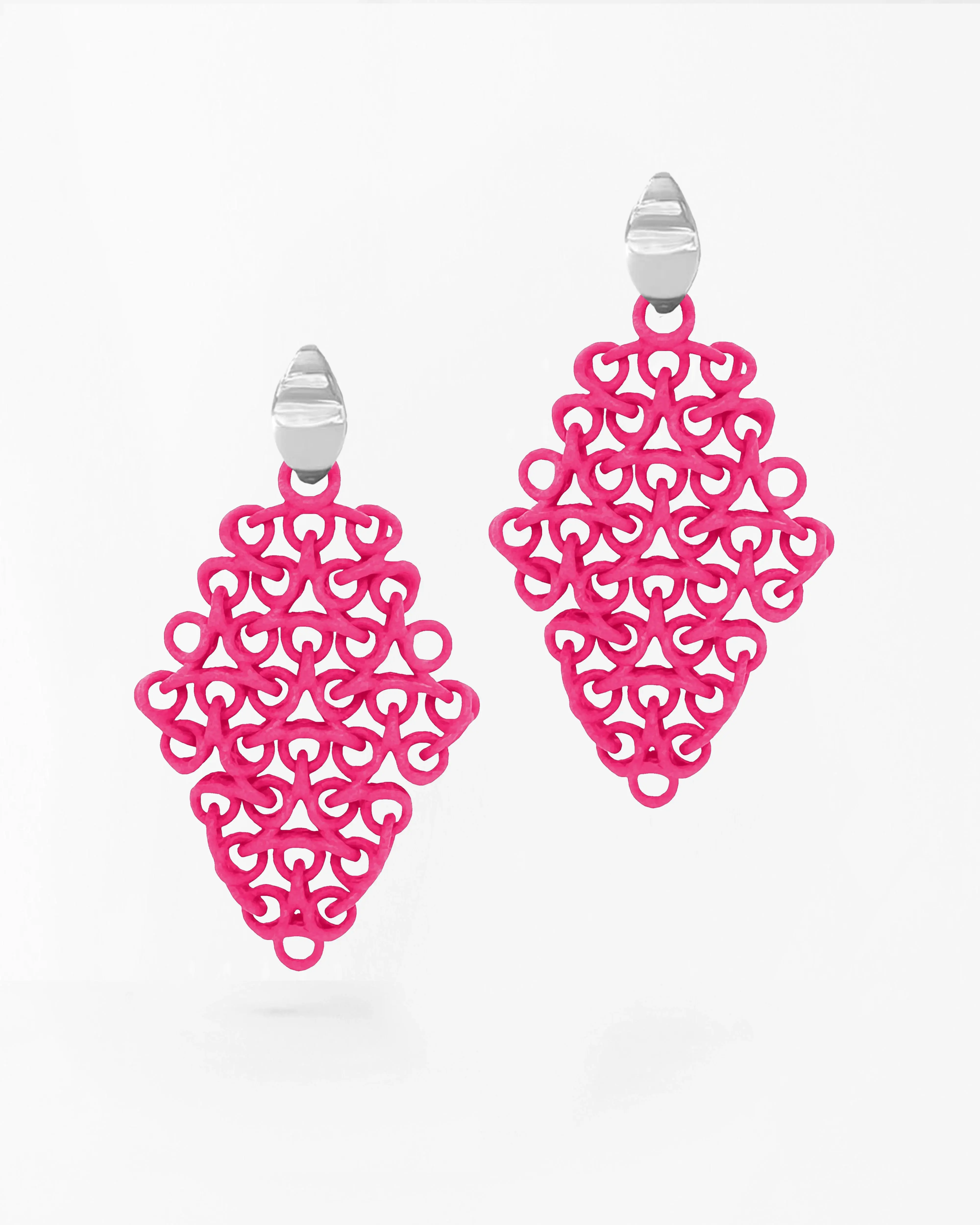 Boltenstern Fabnora Rondo Ohrringe Hot Pink by BLAHASCHMUCK WIEN