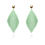 Miniaturbild: Boltenstern Fabnora Ohrringe Essence LARGE Peridot Green by BLAHASCHMUCK WIEN