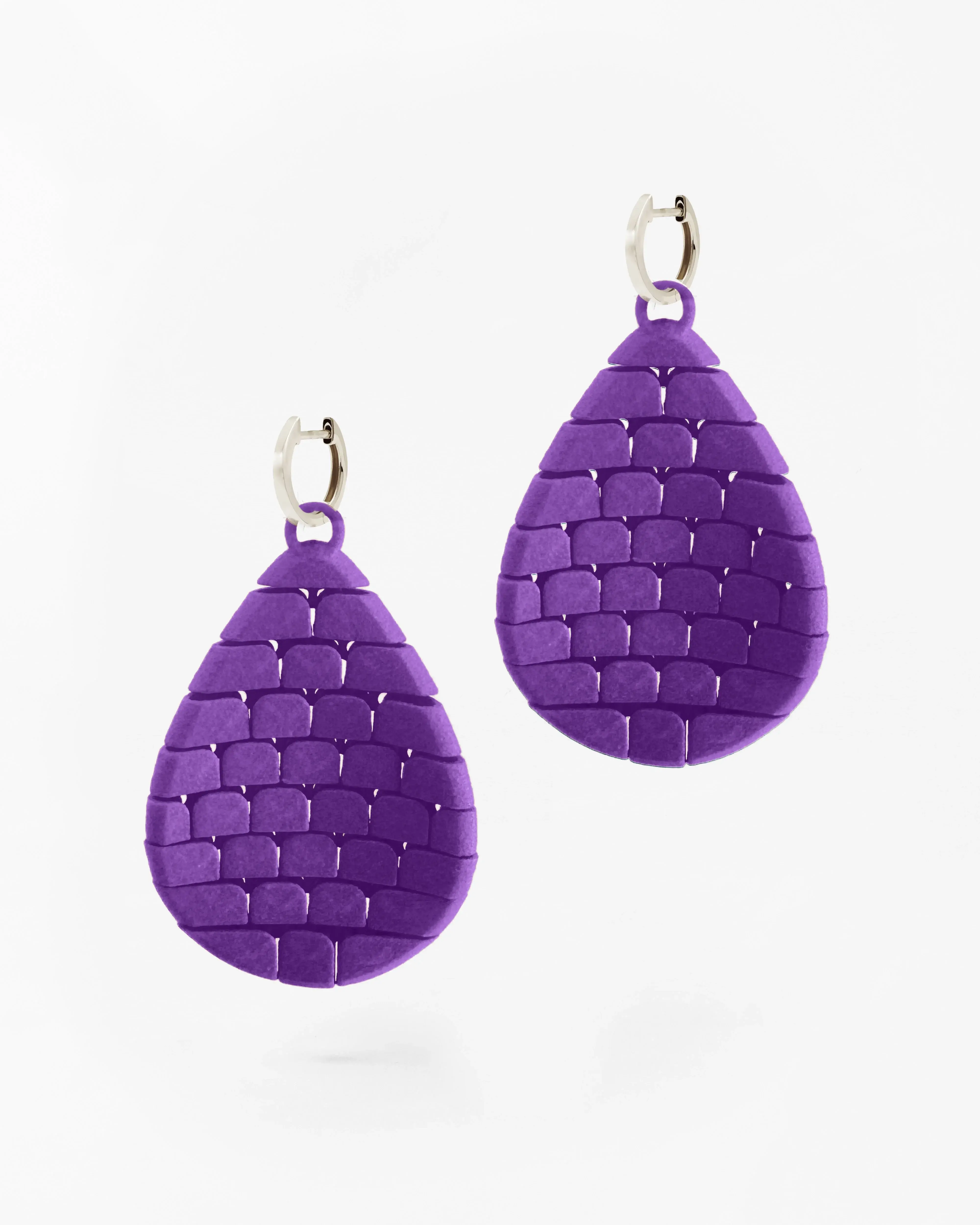 Boltenstern Fabnora Ohrringe Scala Lavender Lila by BLAHASCHMUCK WIEN