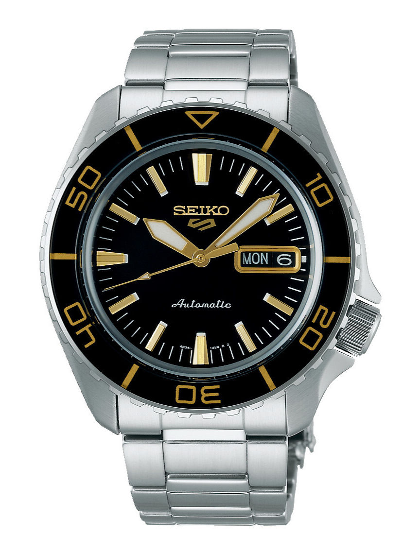SEIKO 5 SPORTS SRPK99K1 | SKX Series Ø 42,5 mm Auto Schwarz-Gold