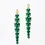 Miniaturbild: Boltenstern Fabnora Ohrringe Blossom Long Forest Green by BLAHASCHMUCK WIEN