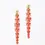 Miniaturbild: Boltenstern Fabnora Ohrringe Blossom Long Papaya Orange by BLAHASCHMUCK WIEN