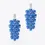 Miniaturbild: Boltenstern Fabnora Ohrringe Blossom Small Bright Blue by BLAHASCHMUCK WIEN