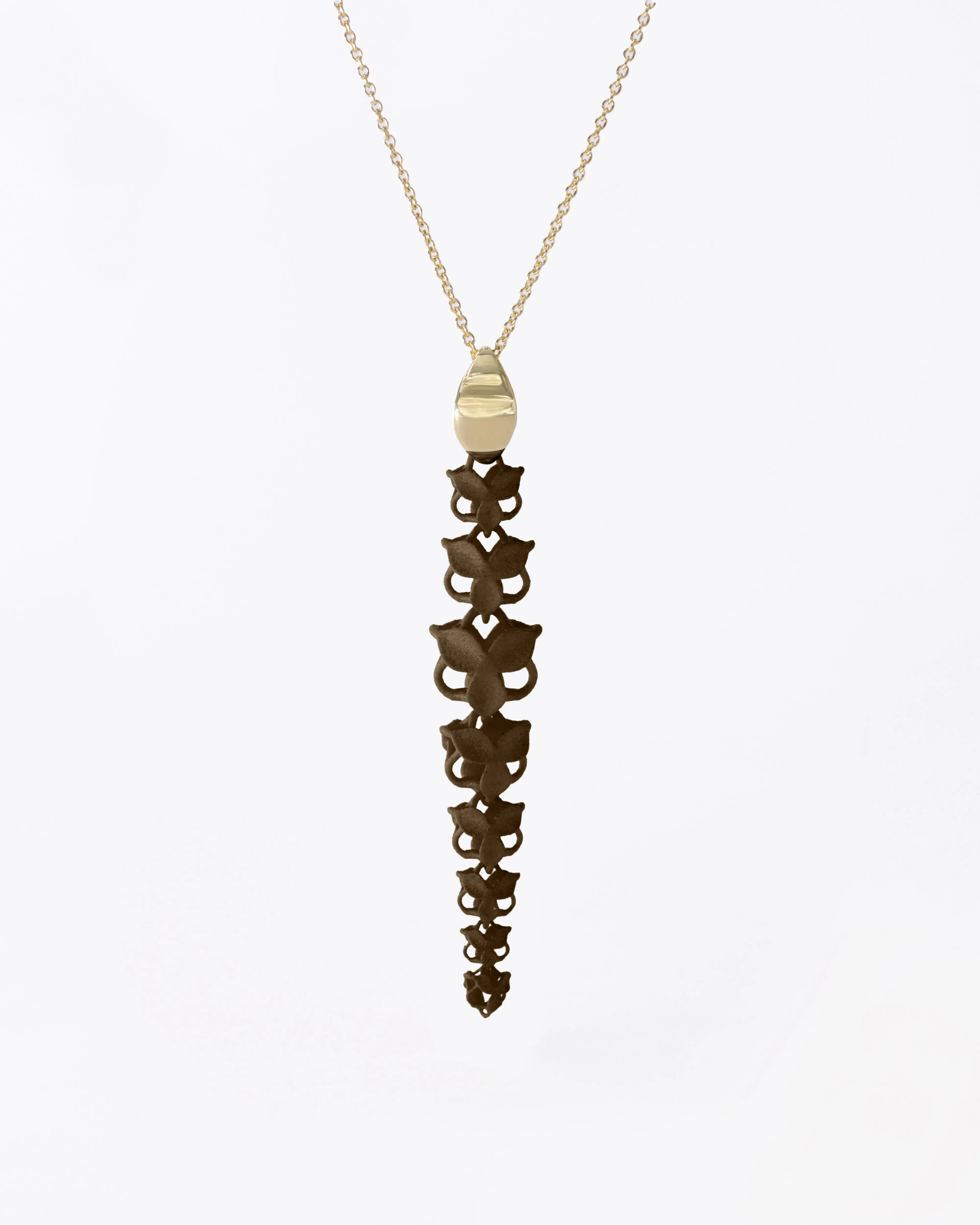 Boltenstern Fabnora Halskette Blossom Terra Brown by BLAHASCHMUCK WIEN