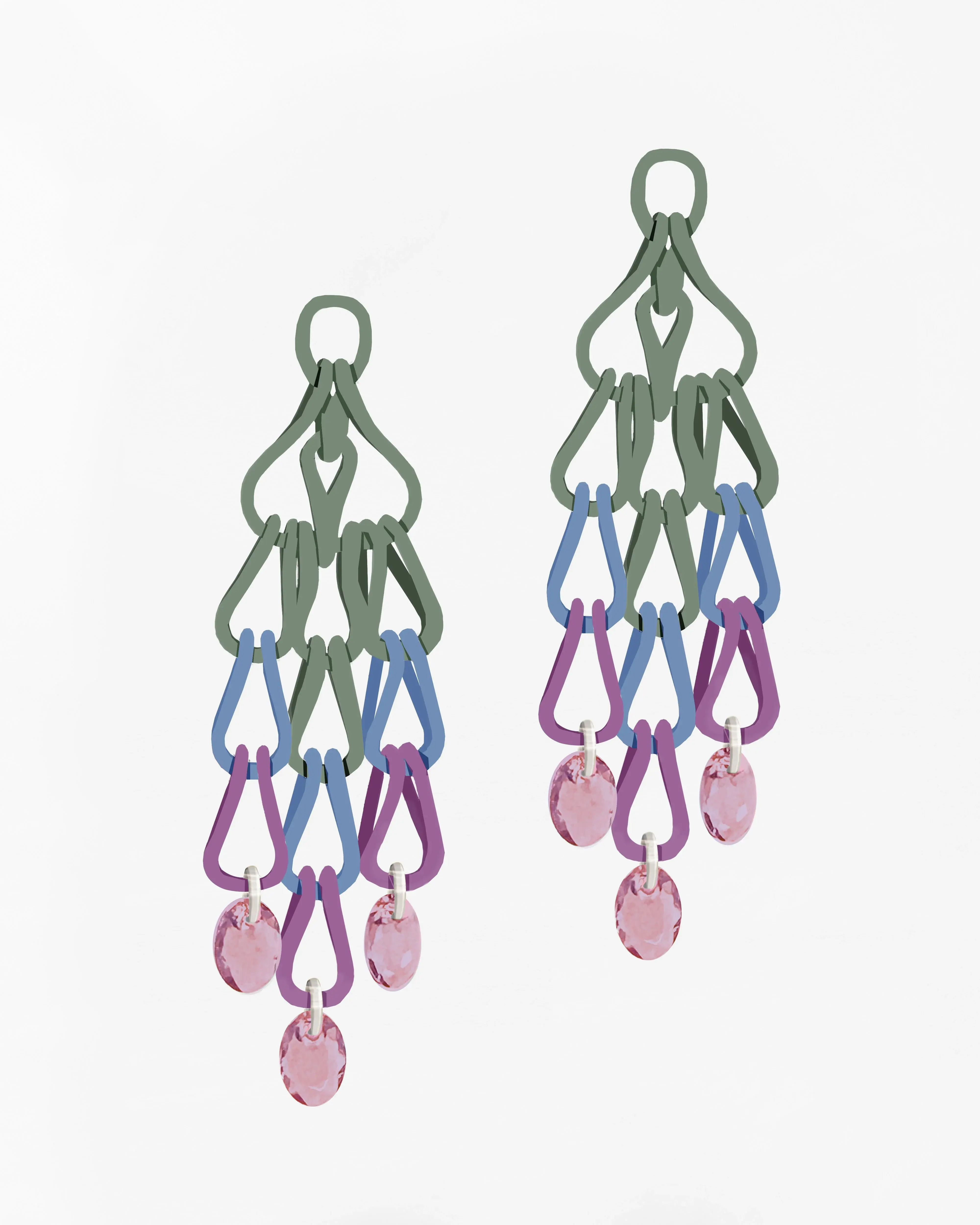 Boltenstern Fabnora Ohrringe Paradise Provence by BLAHASCHMUCK WIEN