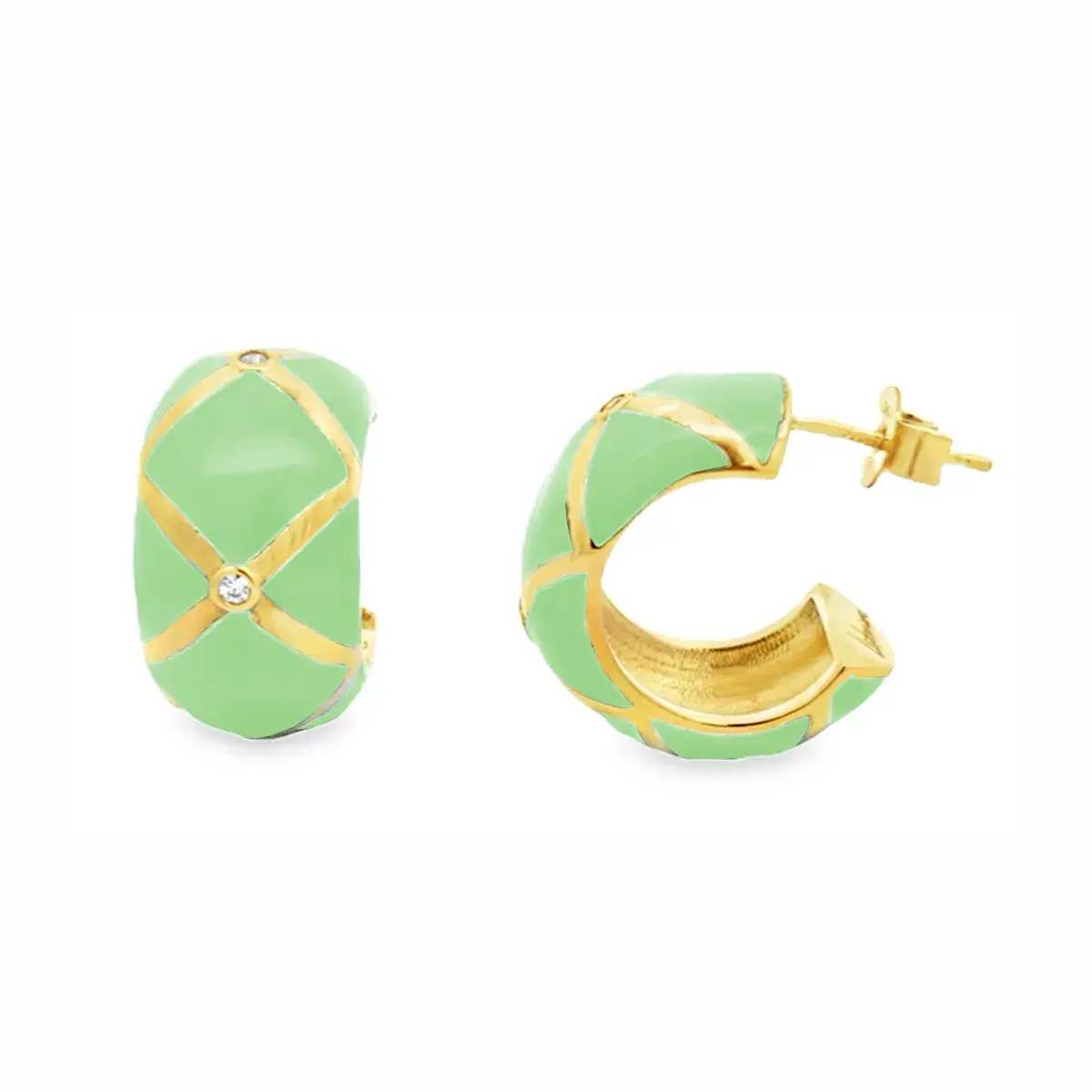 Labrioro Jewelry Charme Collection Creole Verde Prato Grasgrün by BLAHASCHMUCK Vienna