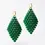 Miniaturbild: Boltenstern Fabnora Ohrringe Essence Small Forest Green by BLAHASCHMUCK WIEN