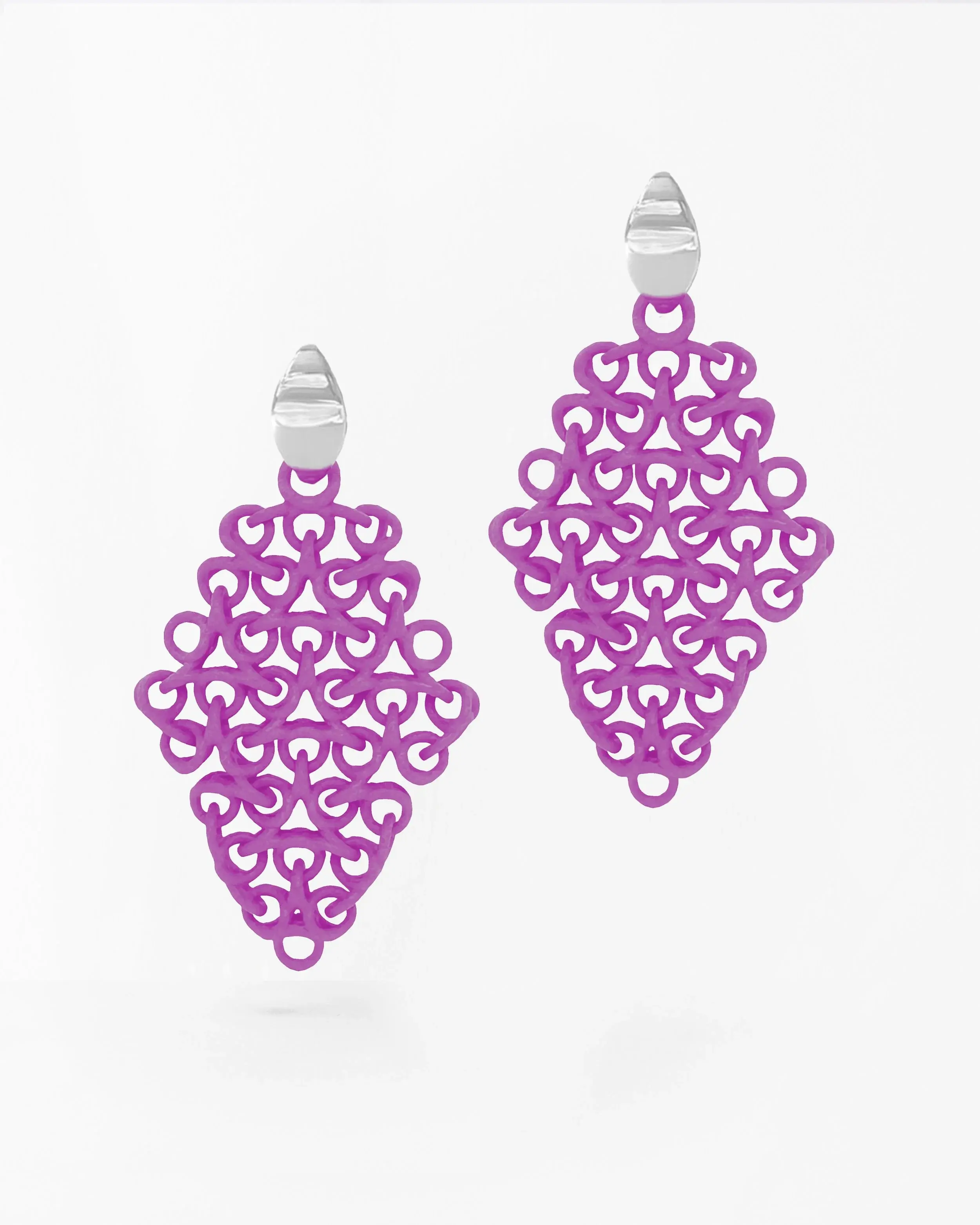 Boltenstern Fabnora Ohrringe Rondo Berry Purple  by BLAHASCHMUCK WIEN