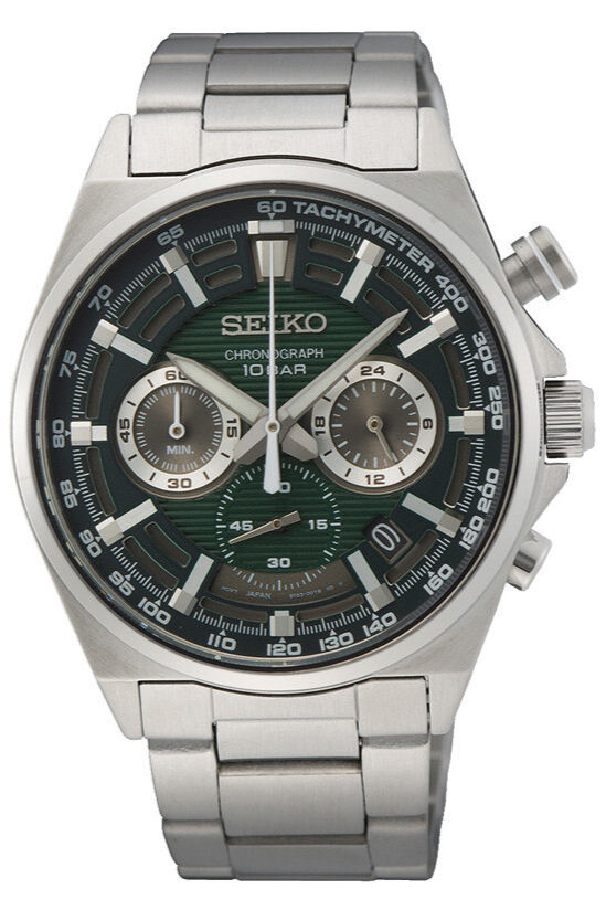 SEIKO SSB405P1 | Quartz Chronograph Ø 41,0 mm Edelstahl Grün