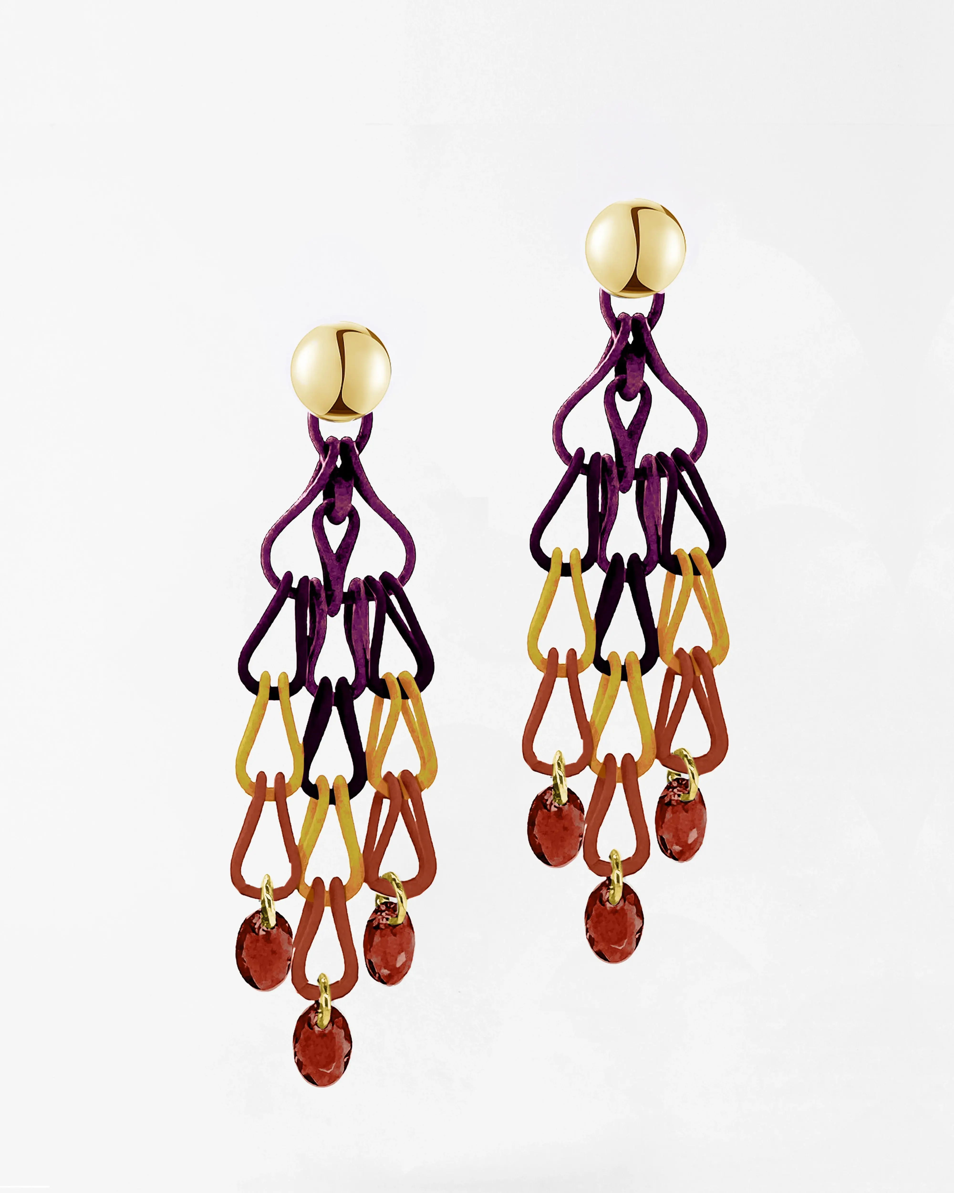 Boltenstern Fabnora Ohrringe PARADISE Harvest by BLAHASCHMUCK WIEN