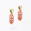 Miniaturbild: Boltenstern Fabnora Ohrringe Bond Mini Papaya Orange by BLAHASCHMUCK WIEN