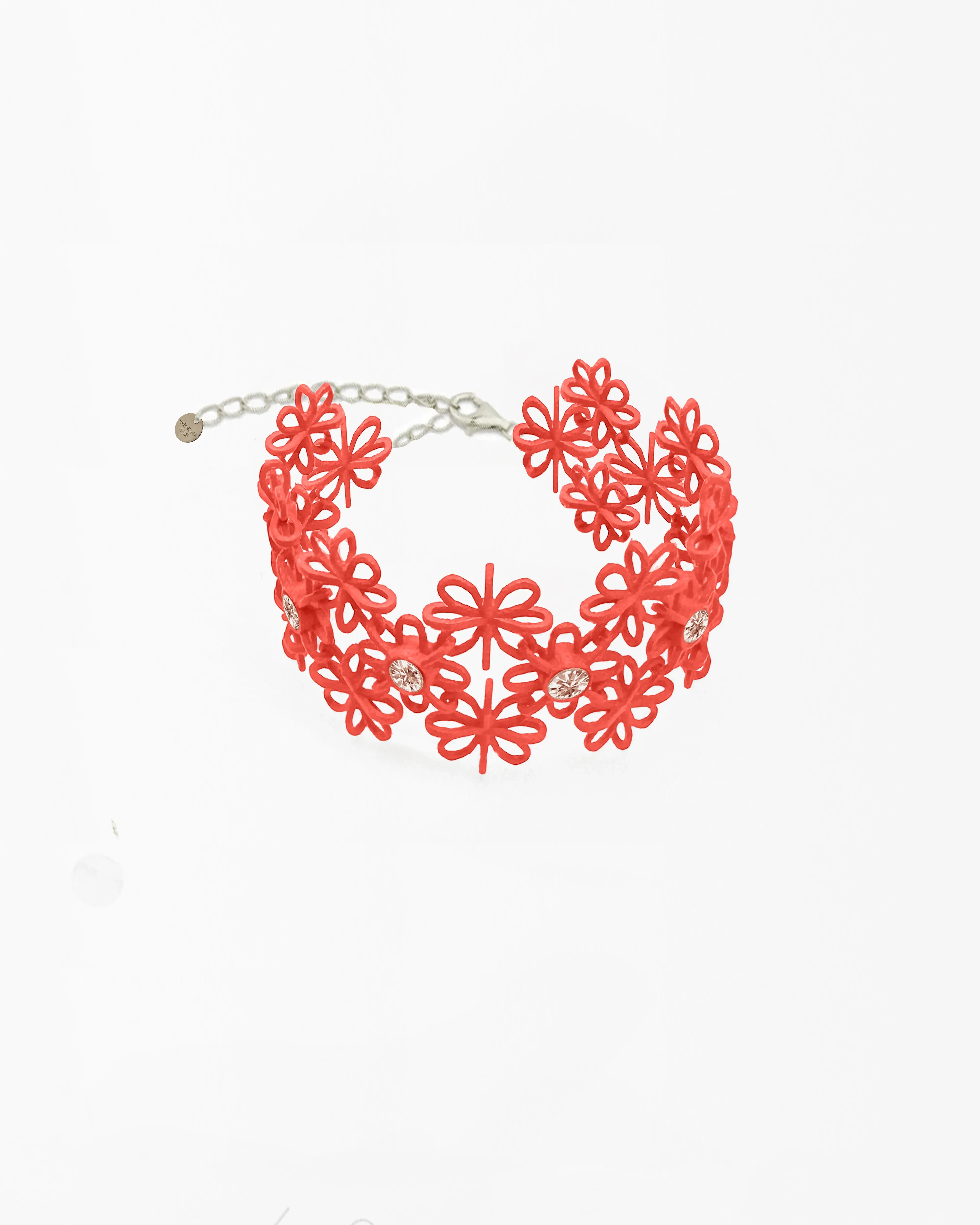 Boltenstern Fabnora Lace Armband FAB3 Papaya Orange by BLAHASCHMUCK WIEN